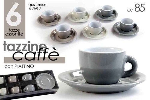 Set tazzine caffè 6 - set,