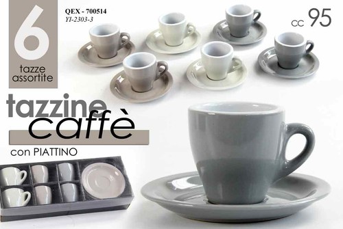Set tazzine caffè 6 - set,