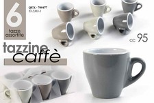 Set 6 tazzina caffè tipo bar